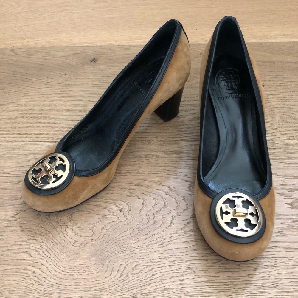 Tory Burch suede heels